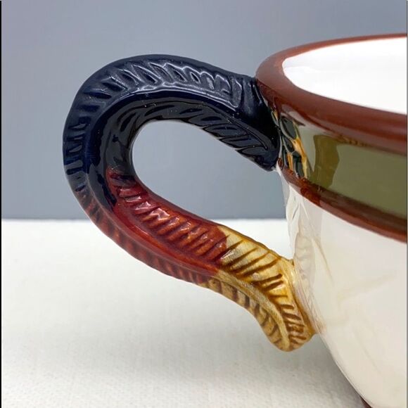 New Bella Casa by Ganz ceramic coffee/tea cup - Picture 5 of 7